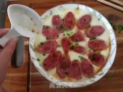 Make Weenie steamed eggs step 9