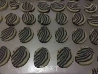 Make Marble cookies step 12