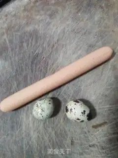 Make The quail egg ham sausage step 0