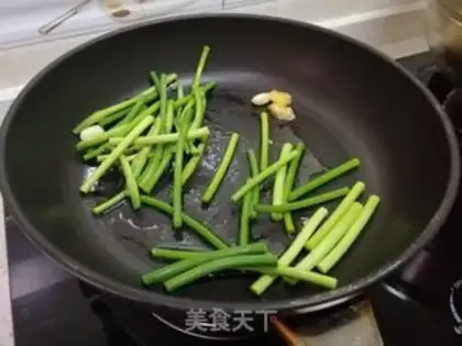 Make Garlic fried tofu step 3