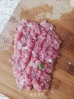 Make Meat and eggplant step 1