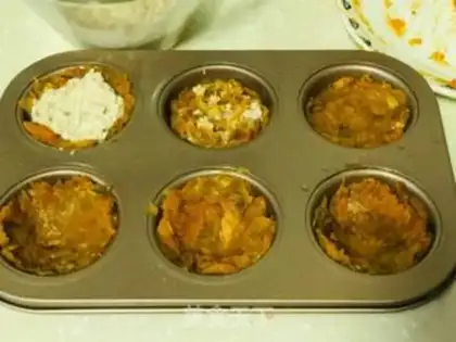 Make Potato oatmeal cake step 2