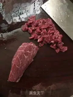 Make Black pepper beef pasta step 0