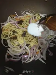 Make Black pepper beef pasta step 10