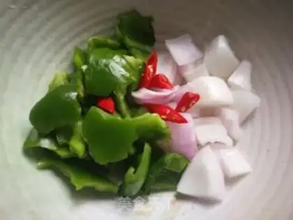 Make Pepper onions step 4