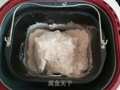 Make Coconut raisin toast step 2