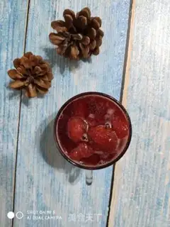 Make Strawberry sauce step 5