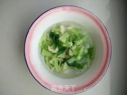 Make Oily vegetables step 2