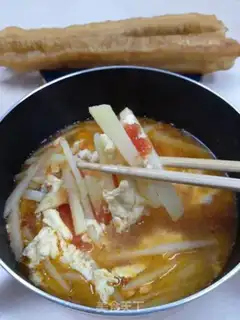 Make Potato egg soup step 5