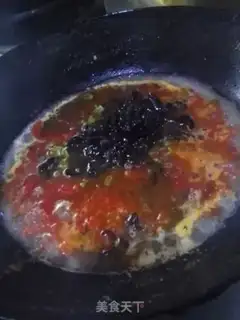 Make Red soup makes its own rice powder step 4