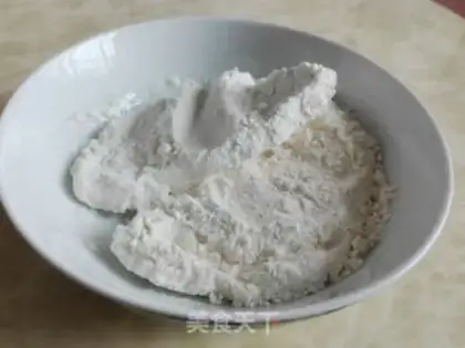 Make Flour square cake step 1