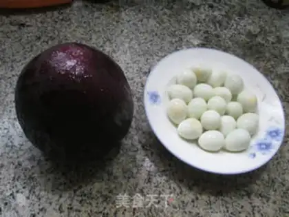 Make Tiger-skinned quail eggplant step 0