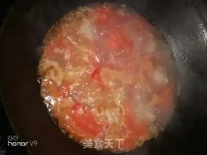 Make Maroon tofu soup step 5
