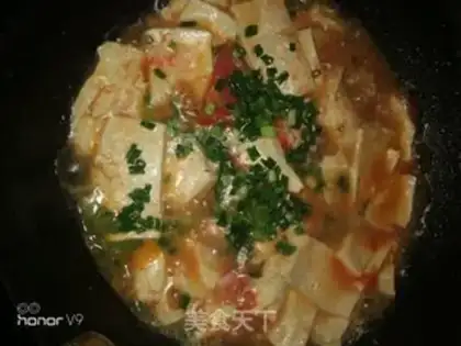Make Maroon tofu soup step 7