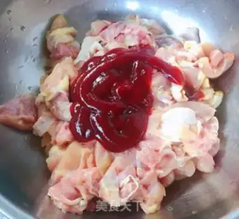 Make A chicken leg fork step 2