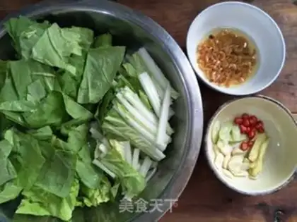 Make Gold hook cabbage step 0