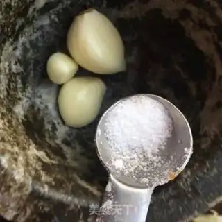 Make Garlic hand tore eggplant step 3