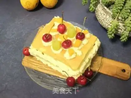 Make Mango Cake step 17