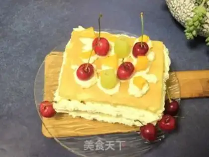 Make Mango Cake step 18