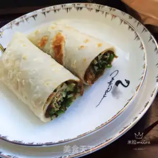 Make Vegetable burrito step 7