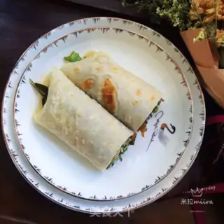 Make Vegetable burrito step 8