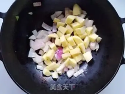 Make Curry potatoes step 4