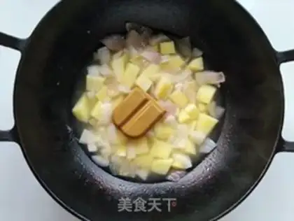 Make Curry potatoes step 7