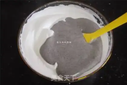 Make Black rice with tea mousse cake step 5