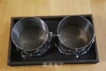 Make Black rice with tea mousse cake step 12