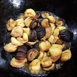 Make Tofu with mushrooms step 6