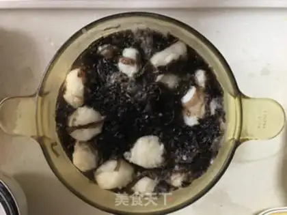 Make Fish and purple soup step 1