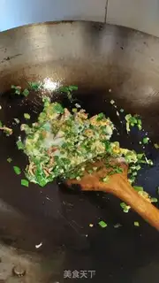 Make Squid rice powder step 4