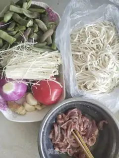 Make Bean bean noodle step 0
