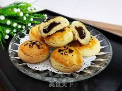 Make Red bean pie step 15