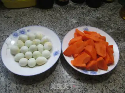 Make Tiger-skinned quail with carrots step 0