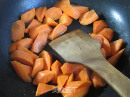 Make Tiger-skinned quail with carrots step 2
