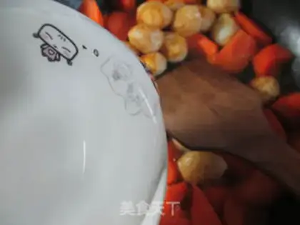 Make Tiger-skinned quail with carrots step 3