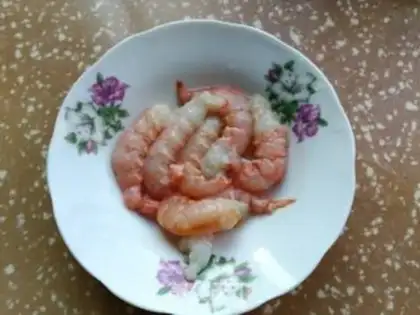 Make Shrimp egg dumplings step 1