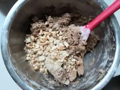 Make Chocolate cashew cookies step 12