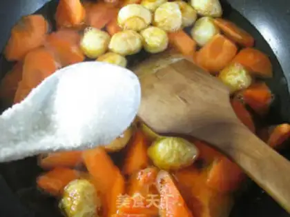 Make Tiger-skinned quail with carrots step 5