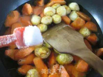 Make Tiger-skinned quail with carrots step 6