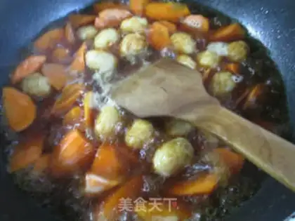 Make Tiger-skinned quail with carrots step 7