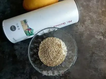Make A quinoa yogurt fruit cup step 2