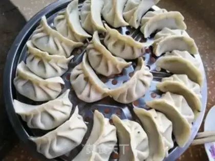 Make Shrimp egg dumplings step 7