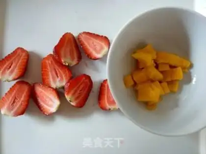 Make A quinoa yogurt fruit cup step 5
