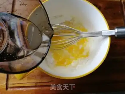 Make Breakfast eggcake step 3