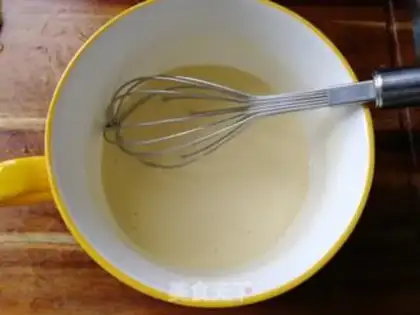 Make Breakfast eggcake step 4