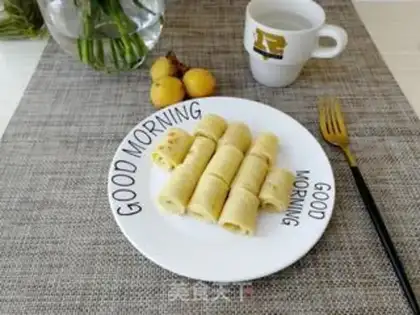 Make Breakfast eggcake step 14