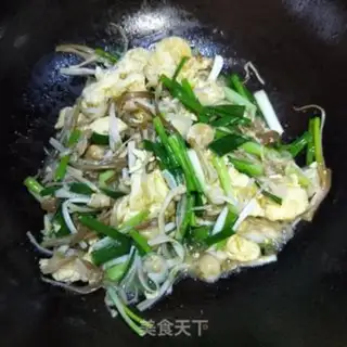Make Egg fried golden mushrooms step 11