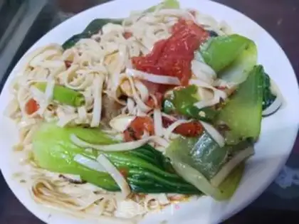 Make Chicken sausage noodles step 5